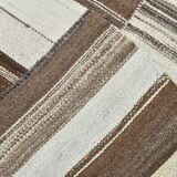 Tapis de salon 9x12, doux, beige et marron, turc, 267x369 cm, SK 33650