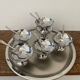 Stainless steel ice cream cup service