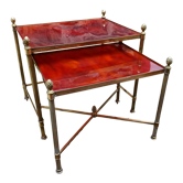 Tables gigogne de la maison Baguès années 60