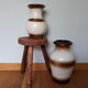 Tripod stool in solid wood