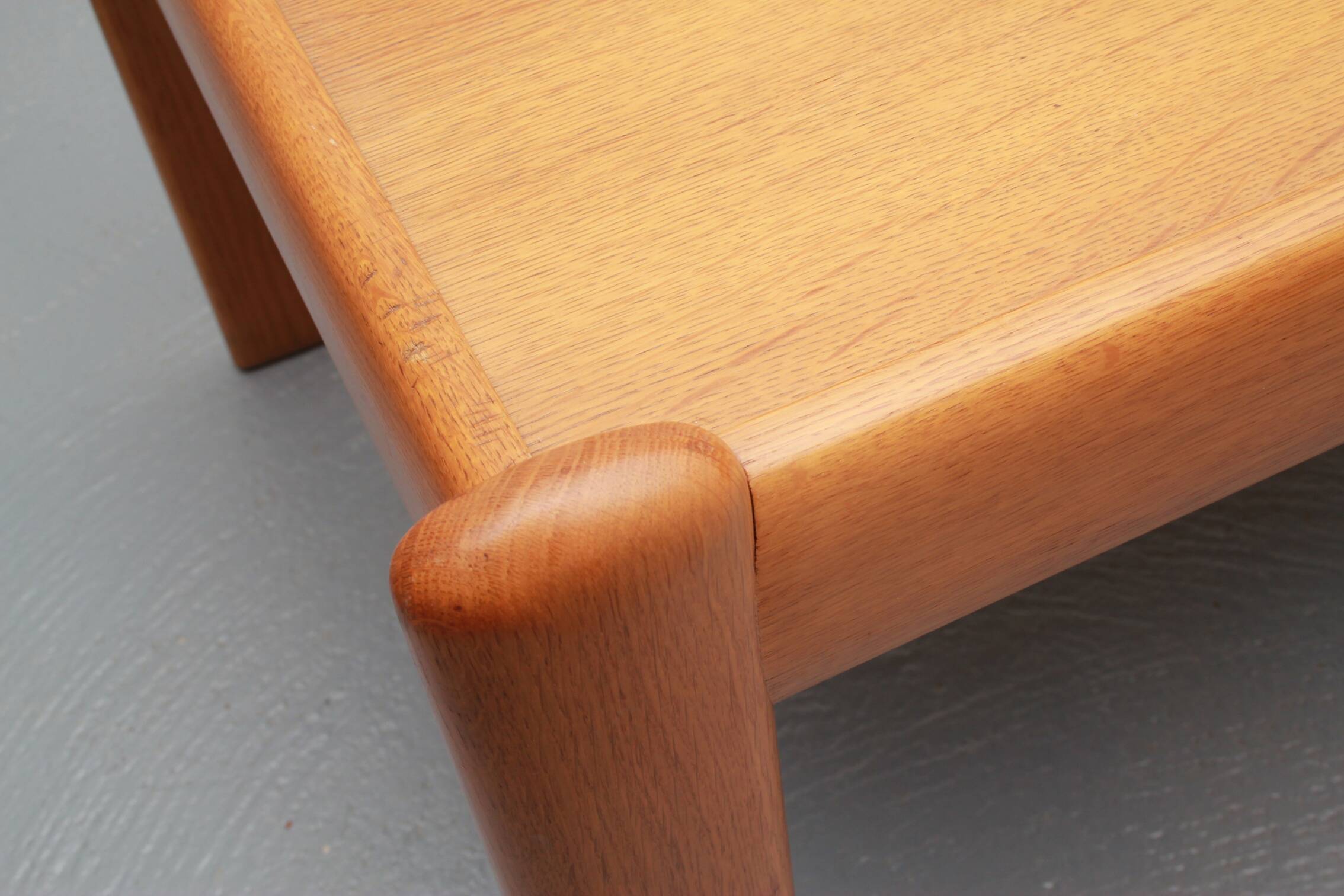 1970s coffeetable in light oak