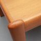 Table basse des années 1970 en chêne clair