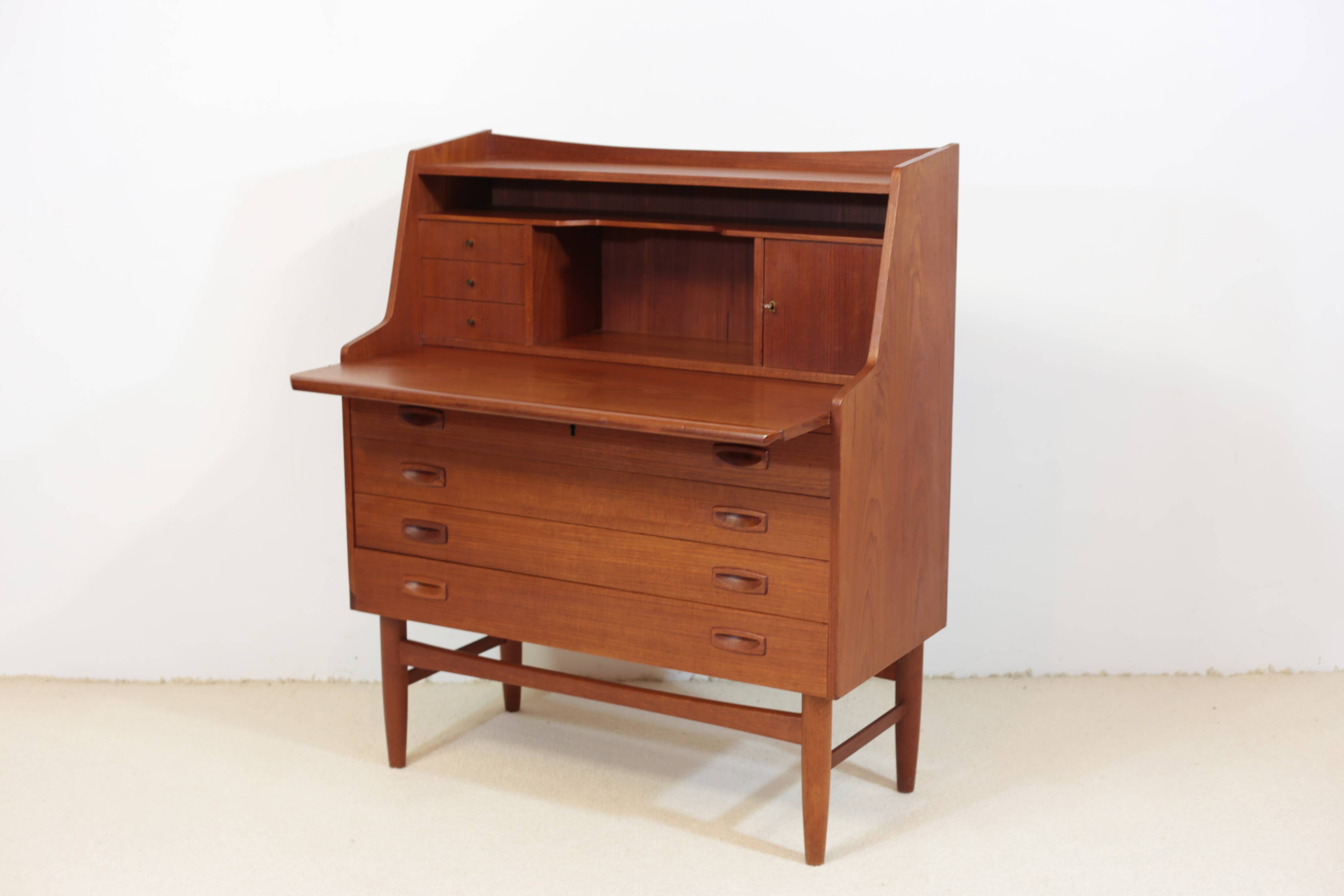 Mid-Century Teak Secretary