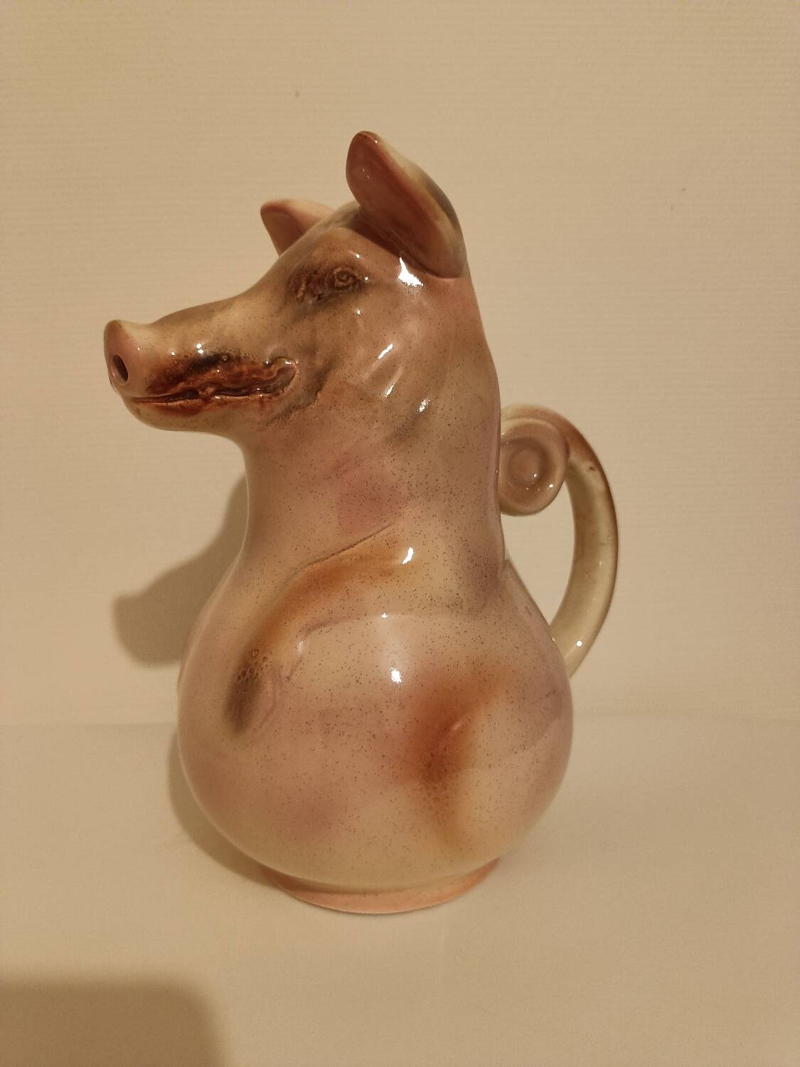 Pitcher, jug, jug, zoomorphic pig
