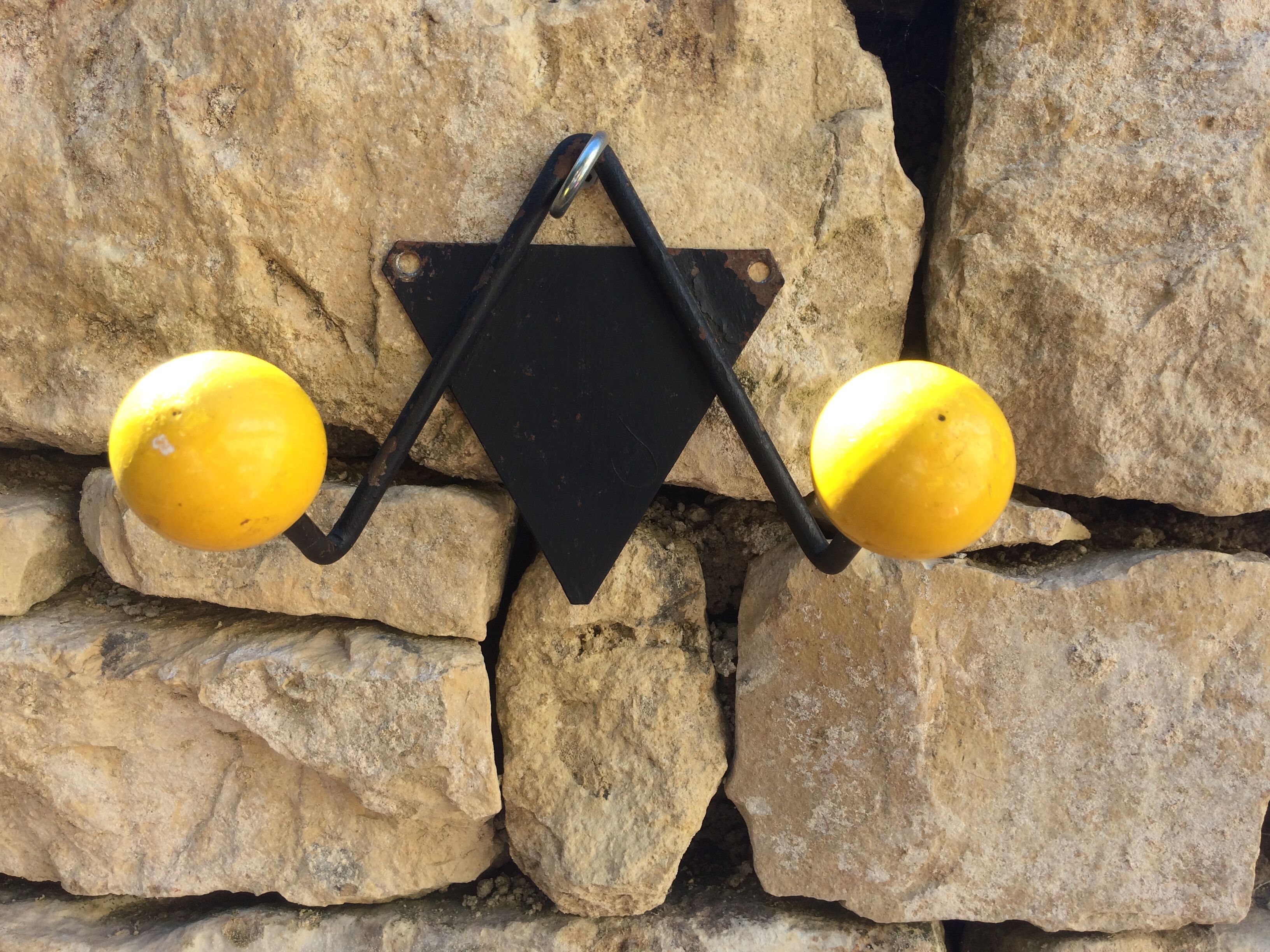 Vintage patère two balls