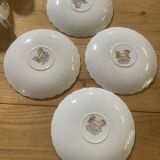 4 cups coffee with Johnson bros saucers