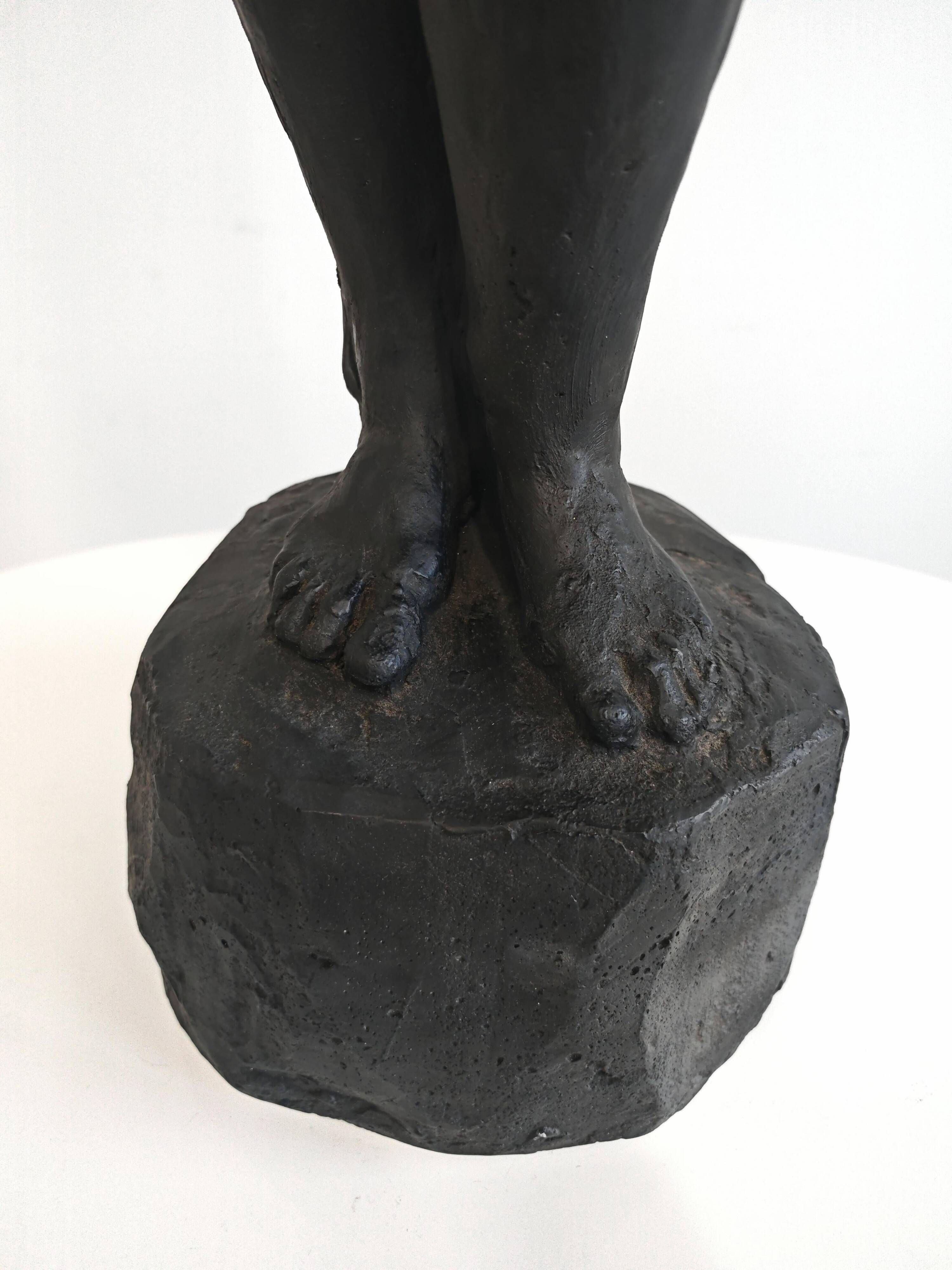 Sculpture of a Nude Woman in plaster by Radeta Stankovic