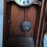 Wooden clock art deco style