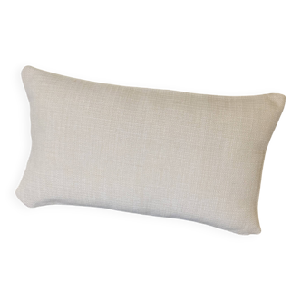Outdoor ecru pink fabric cushion