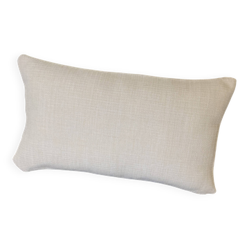 Outdoor ecru pink fabric cushion
