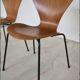 Model 3107 Dining Chairs In Teak By Arne Jacobsen For Fritz Hansen.