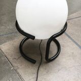 Vintage space age globe floor lamp