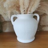 White vase with handles