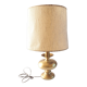 Grande lampe pied métal doré