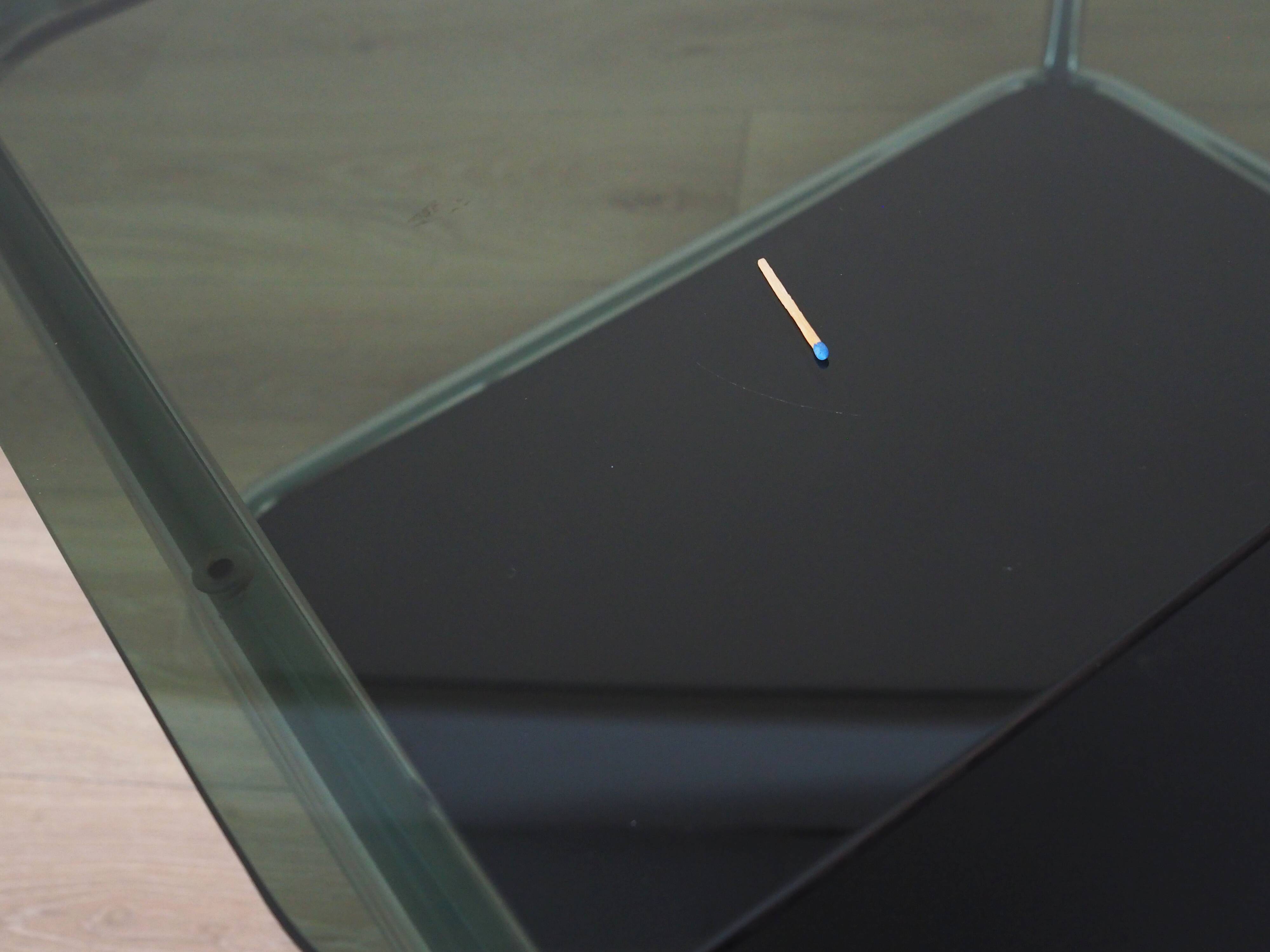 Table basse trolley, design italien, années 1980, production : Italie