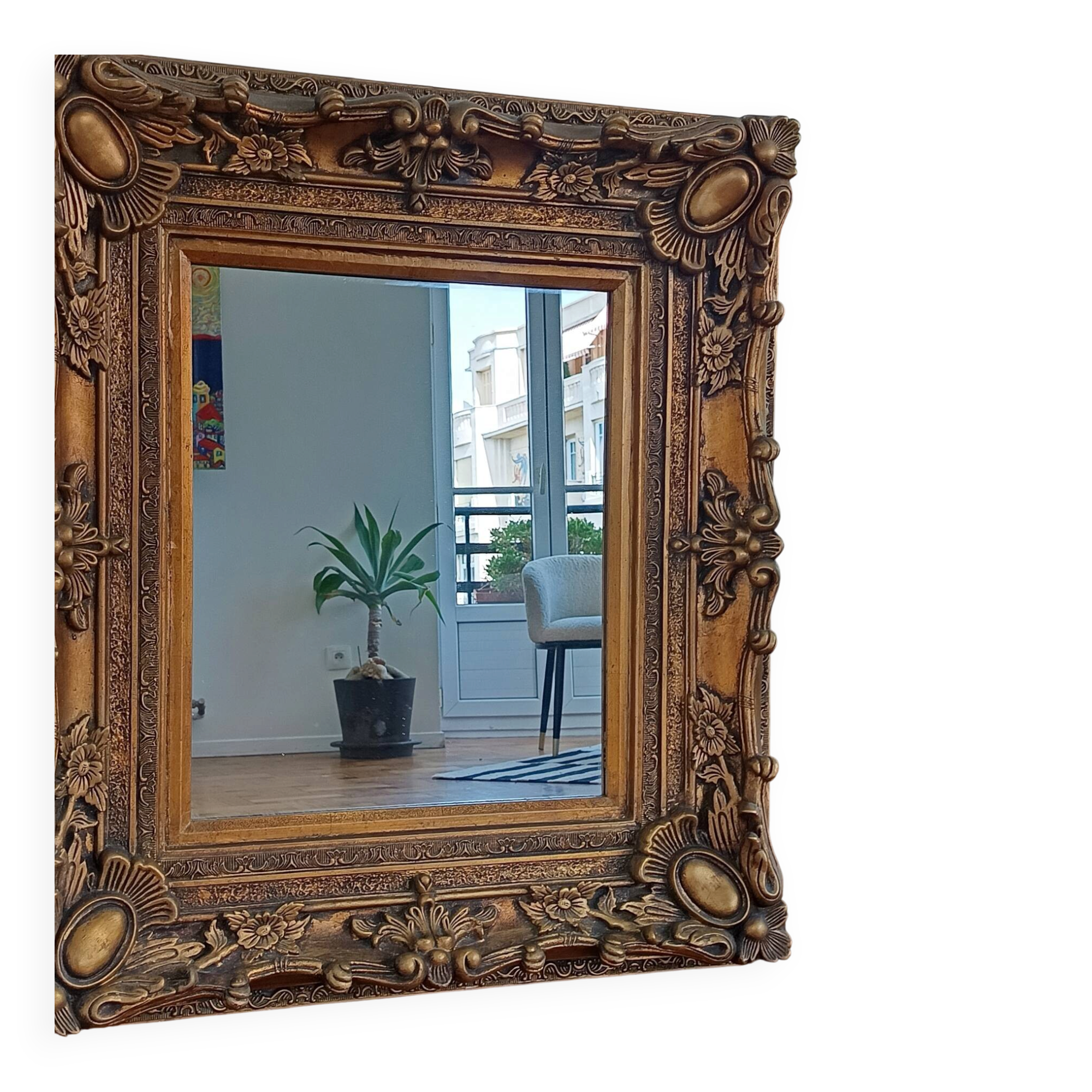 Baroque Louis XV Fireplace Mirror