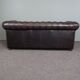 Handmade English cowhide leather Chesterfield sofa
