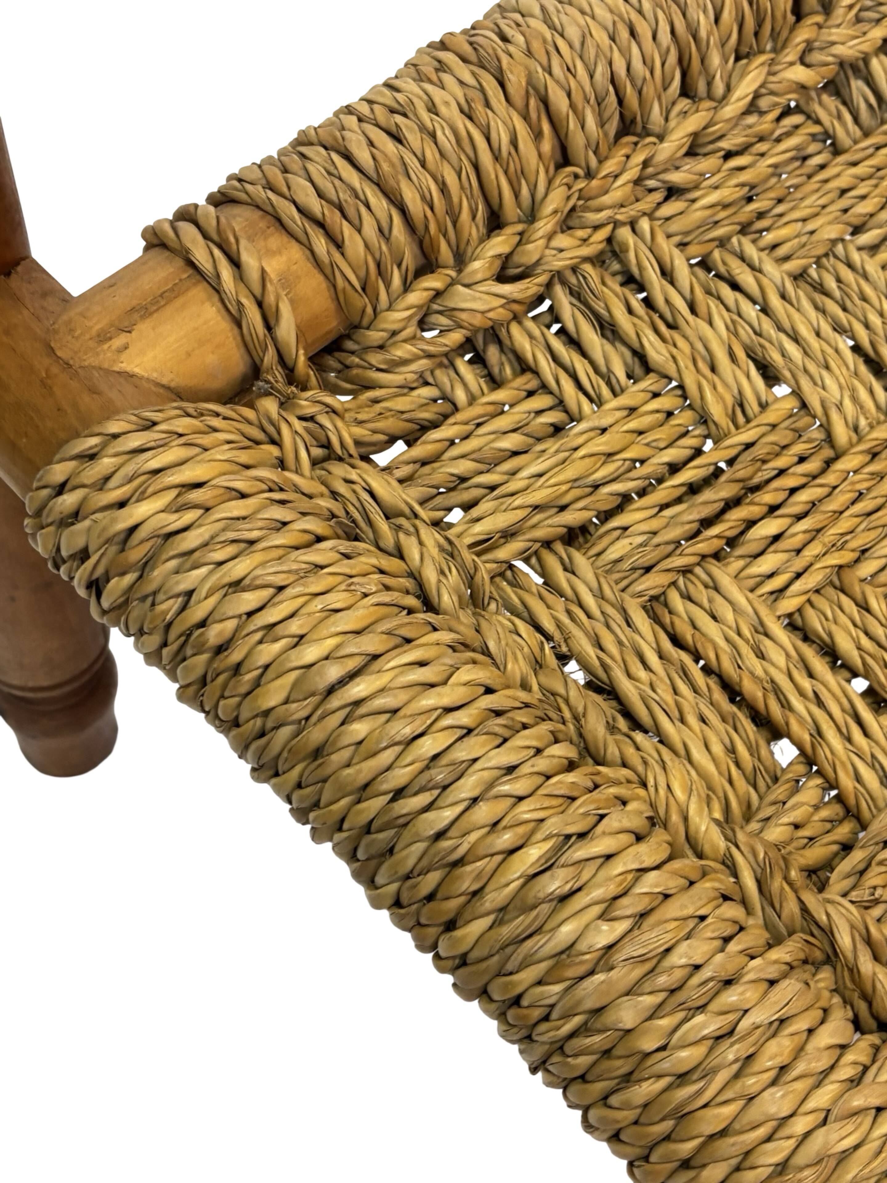 Vintage Lounge chair in style of Audoux  France 50's Design