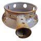 Scaldino in Ceramica Dipinto a Mano – Stile Deruta – Vintage da Collezione