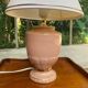 Vintage table lamp in crackled ceramic