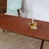 Vintage coffee table 150x60 teak 1960 denmark