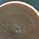 Vintage dish in ceramic African drawing