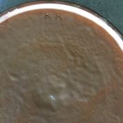 Vintage dish in ceramic African drawing