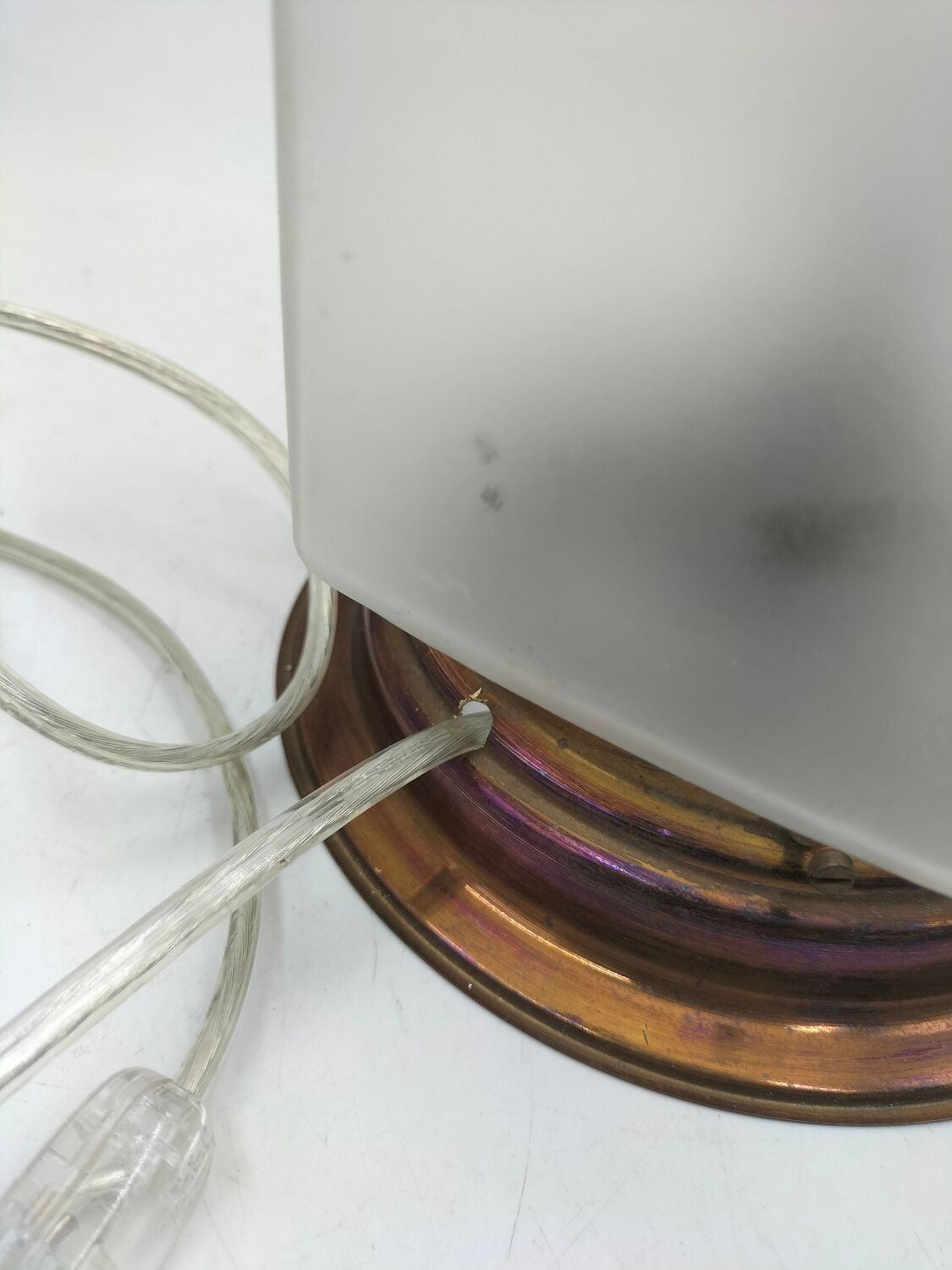 Art Deco table lamp "skyscraper"