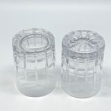 6 crystal whiskey glasses