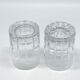 6 crystal whiskey glasses