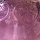 Vintage retro glass bowl