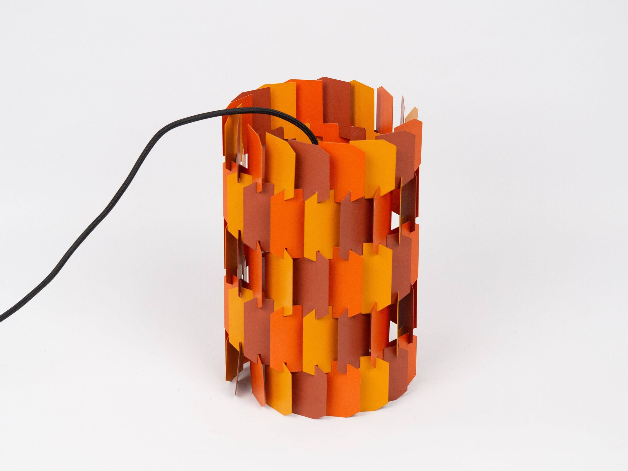 Vintage Danish pendant light Facet pop by Louis Weisdorf, Lyfa, 1972