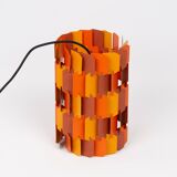 Suspension danoise vintage Facet pop de Louis Weisdorf, Lyfa, 1972