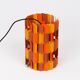 Vintage Danish pendant light Facet pop by Louis Weisdorf, Lyfa, 1972