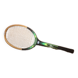 Old fino combat tennis racket vintage wood #a363