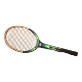 Old fino combat tennis racket vintage wood #a363