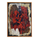 Jozef Mees, Large Abstract Oil on Board 1966