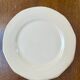 Set of 8 flat plates Digoin Sarreguemines pink