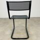 80s perforated metal Cantilever chair