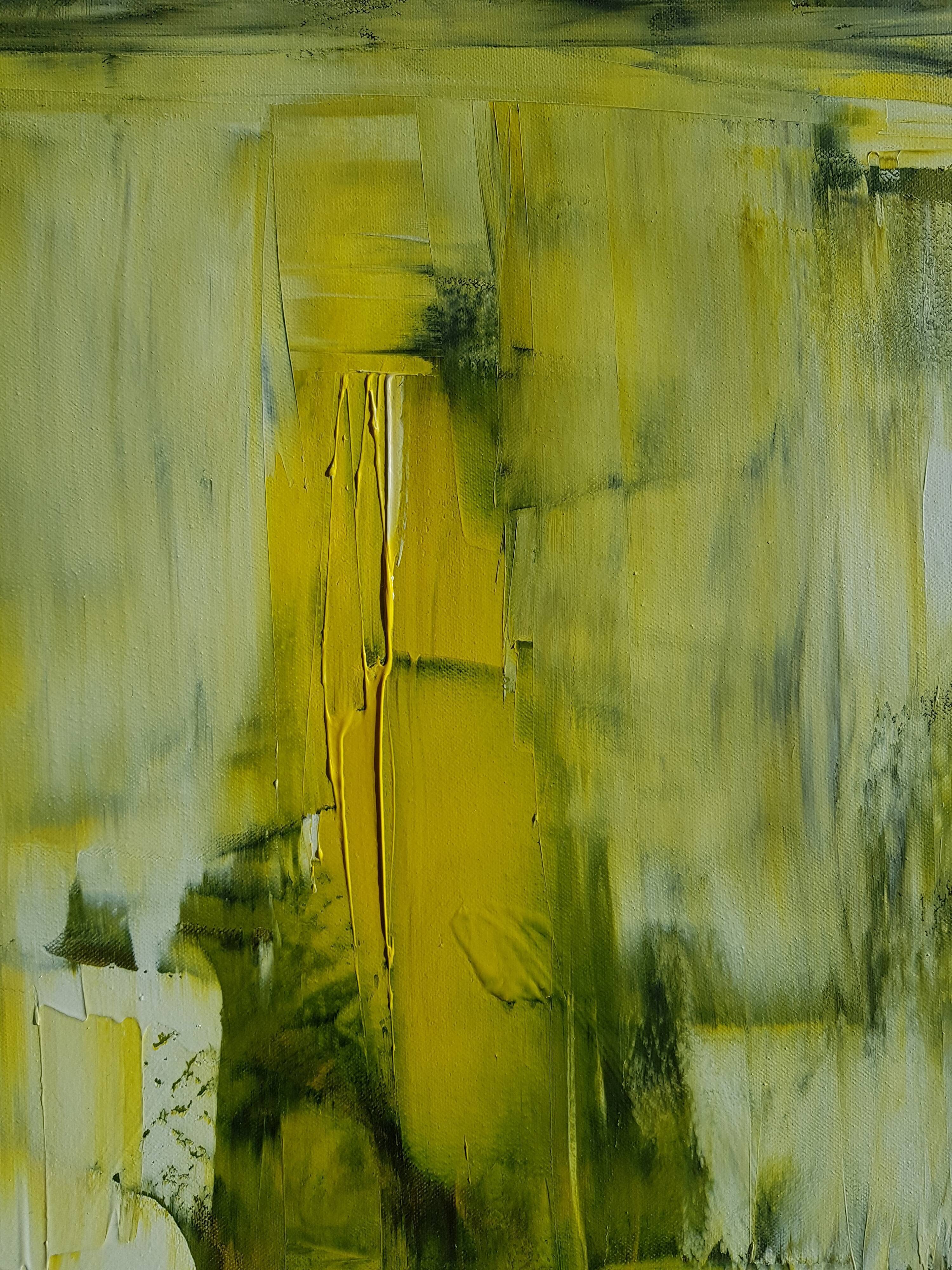 Abstract painting "yellowstone"