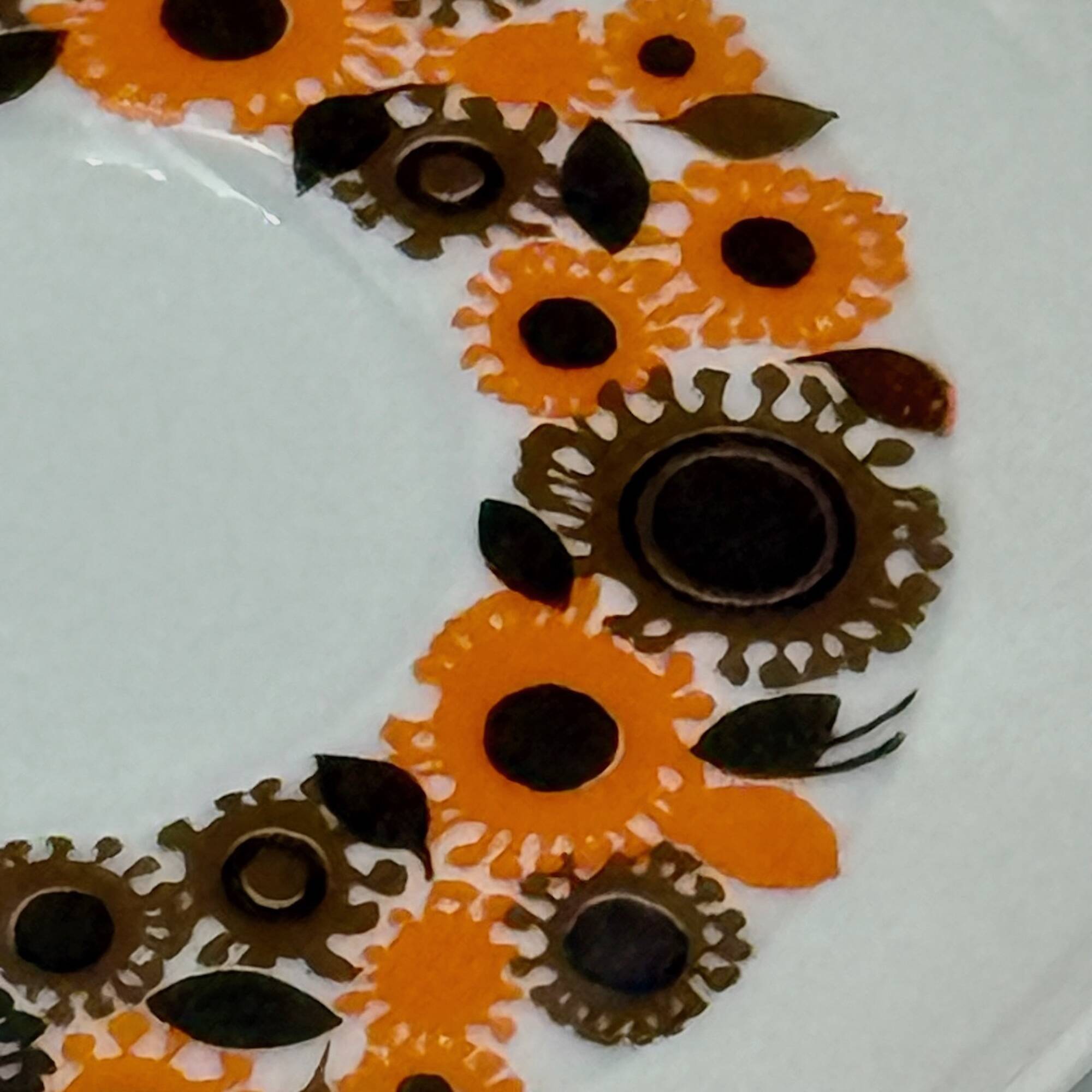 Service à café Thomas Rosenthal années 70 en porcelaine florale