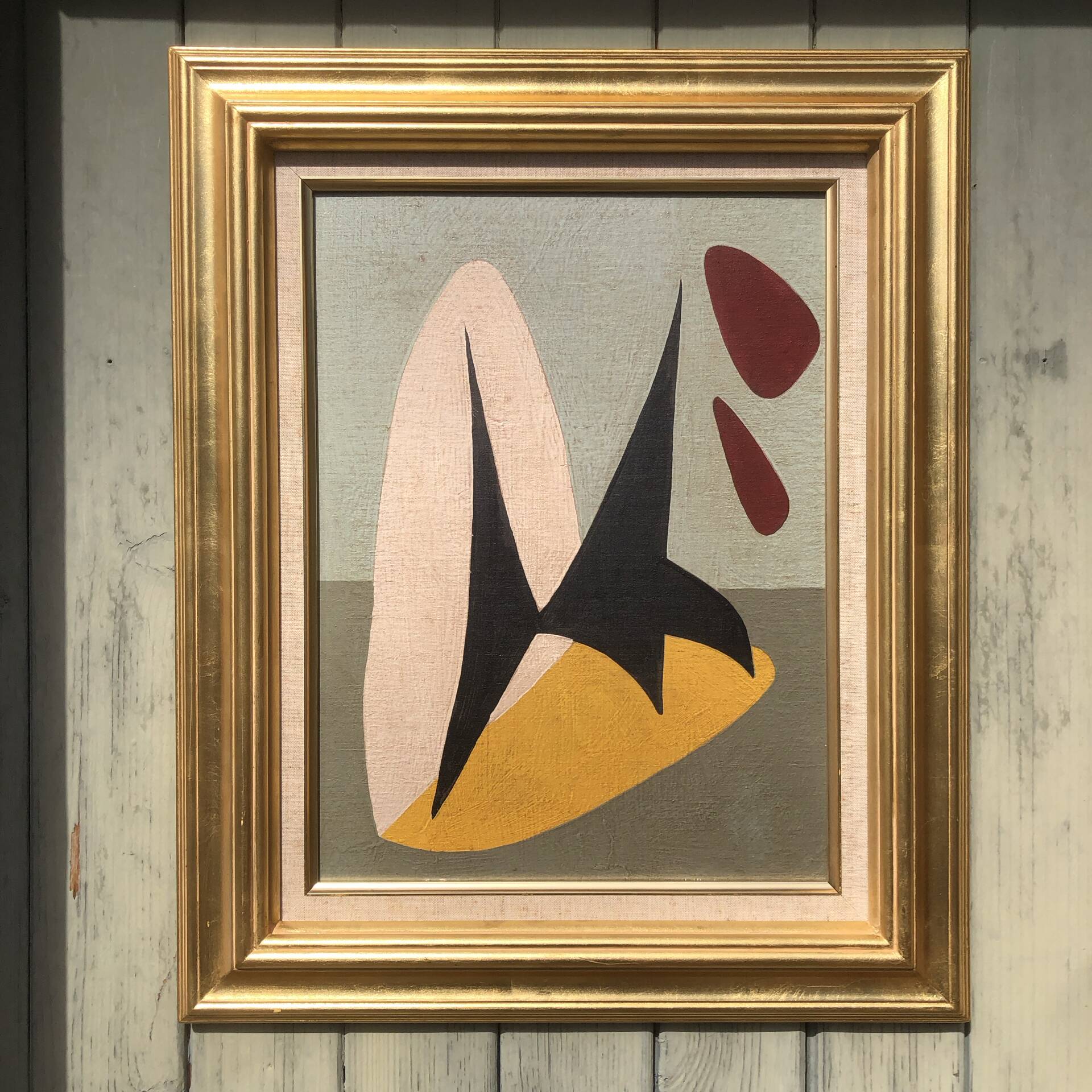 Golden frame painting