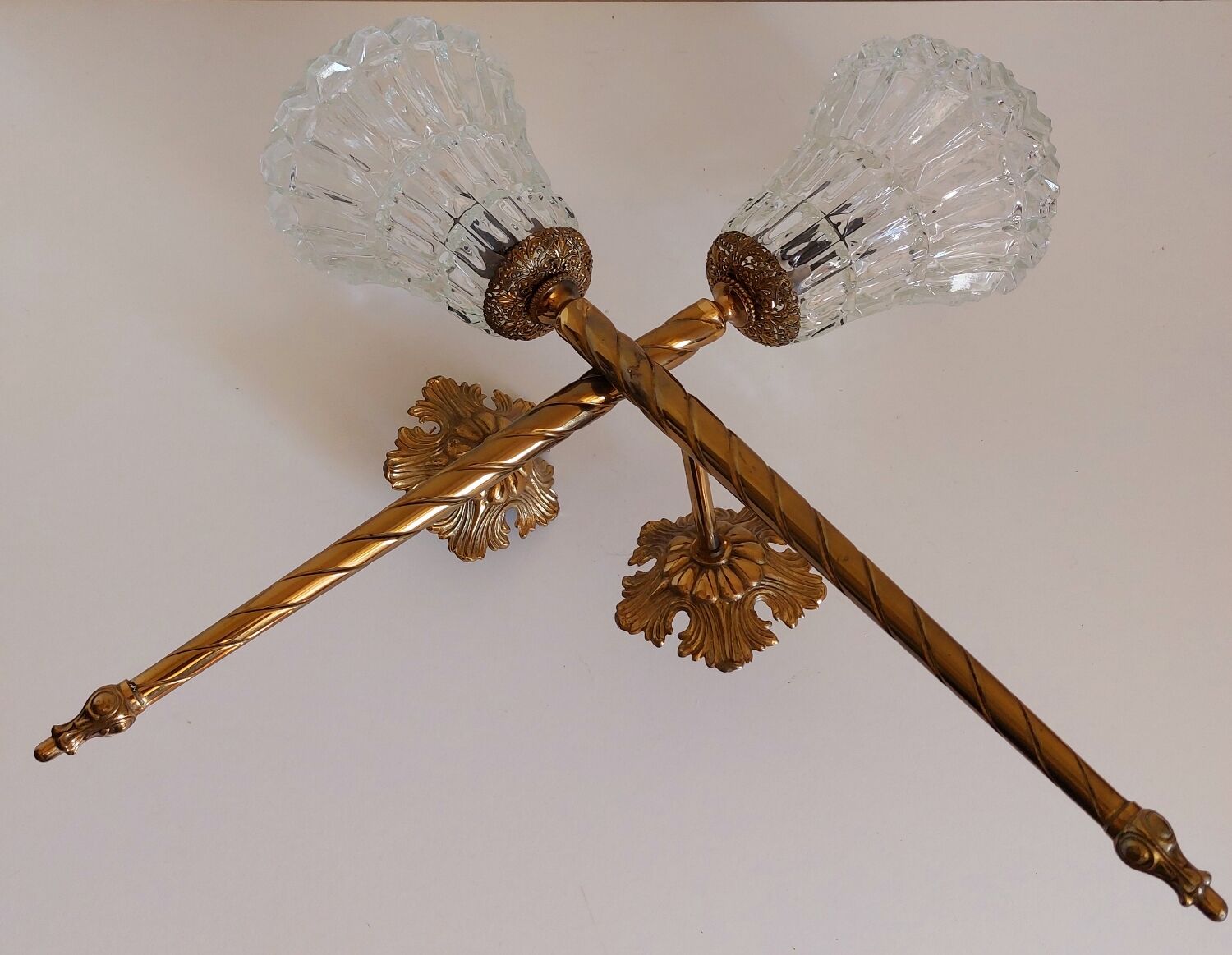 Pair of vintage sconces 50s