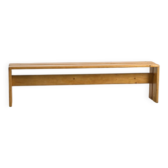Banc en pin massif, Les Arcs, circa 1973