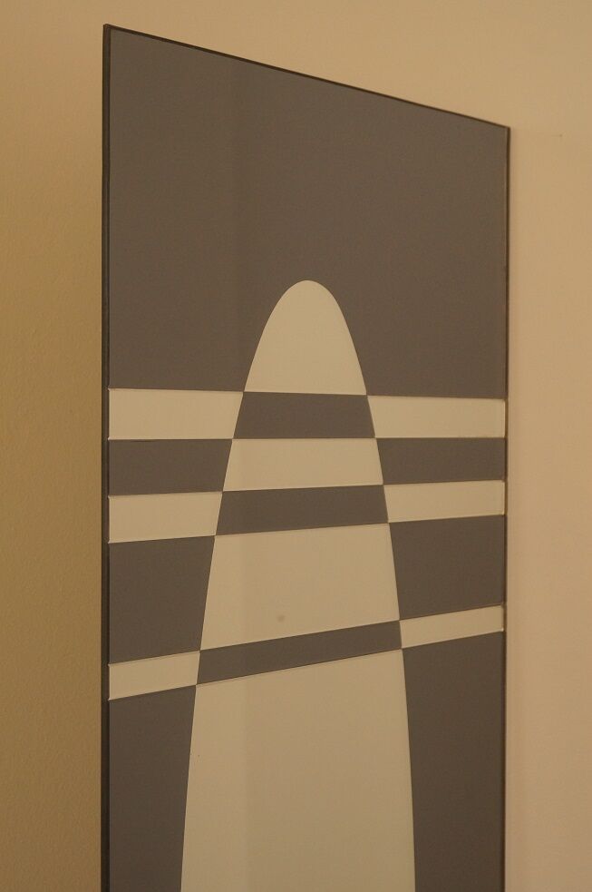 Mirror Jacques Hitler for Marly 1960 45x180cm