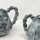 Set of 2 Alexandre art deco ceramic pitchers
