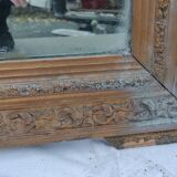 Old large golden mirror