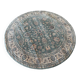 Large round oriental rug 2m