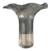 Grand vase en verre évasé - Ref 1348