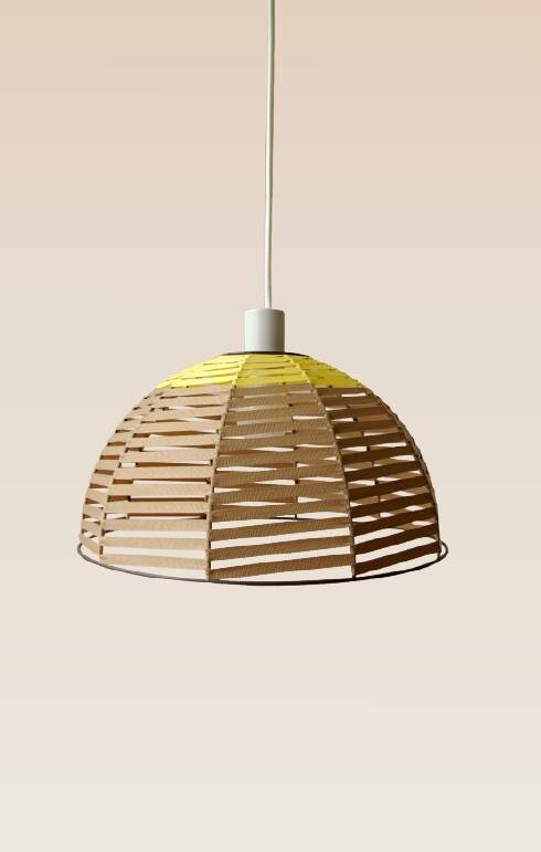 Woven dome suspension on metal structure / D 40cm